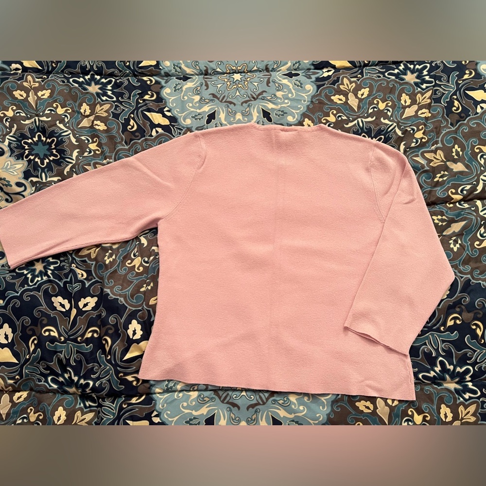 loft Crewneck Cardigan Sweater - Picture 3 of 6